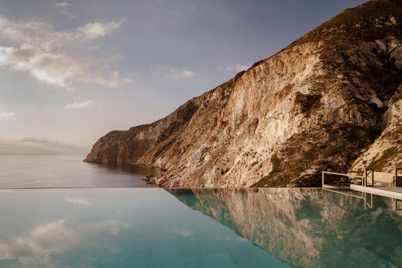 Hotel Milos Cove Komia Esterno foto